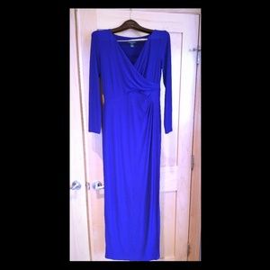 Ralph Lauren Evening Floor Length Blue Gown